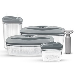Pojemniki do próżniowego przechowywania żywności SET 4