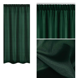 Zasłona 140 x 175 Dekoracyjna Taśma Viva Butelkowy