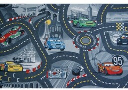 Wykładzina dywanowa DISNEY CARS 97 popiel 70x70 cm
