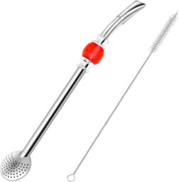 Bombilla z czerwonym kamieniem 21cm + czyścik