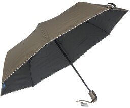 Parasol damski pełny automat starzone złoto metalic