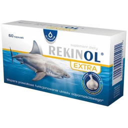 Rekinol Extra z witaminą D i czosnkiem, 60