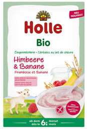 Holle Bio, kaszka ryżowa, malina i banan