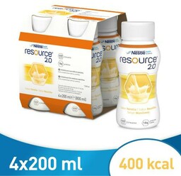 Resource 2.0 smak waniliowy płyn, 4x200ml