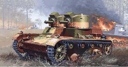 Mirage, 7TP Tank Double Turret, Model do sklejania,