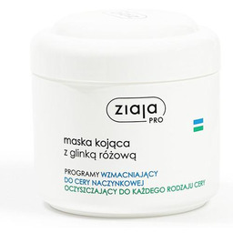 ZIAJA PRO Maska Kojąca z Glinką Różową, 200ml