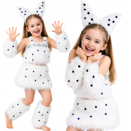 Przebranie Białego Lisa Wilka Polarnego Furry Furas Therian