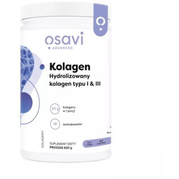 Kolagen hydrolizowany typu I & III suplement diety