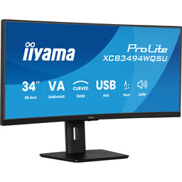 Monitor iiyama ProLite XCB3494WQSU-B1 34 Zagięty Uwqhd Va