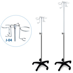 JSK.1C/J-04 mobilny stojak kroplówki regulowany 2 wieszaki 2