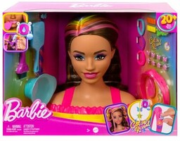 Barbie Lalka Color Reveal Głowa do stylizacji Neonowa