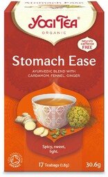 Herbata ułatwiająca trawienie STOMACH EASE, Yogi Tea, 17x1,8g