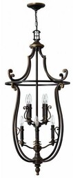 Hinkley Lampa wisząca Plymouth HK/PLYMOUTH8/P klasyczna oprawa