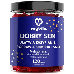 Dobry Sen naturalne żelki dla dorosłych, MyVita, 120