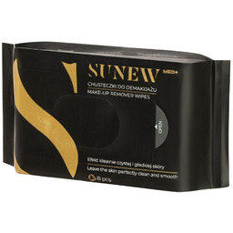 SUNEWMED Chusteczki do demakijażu Black 8szt.