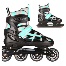 2w1 Łyżworolki Rolki Łyżwy Z Regulacją Rekreacyjne