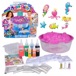 Aqua Gelz Glitter Kreatywny Zestaw Brokatowe Kolorowe Żele