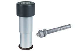Odbojnik aluminiowy Locinox Gatestop z regulacją wysokości 100-140