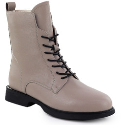 Skórzane botki damskie workery beżowe Filippo DBT7222