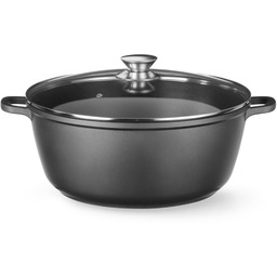 Garnek z pokrywką powłoką nieprzywierającą 7l 367x290x122mm