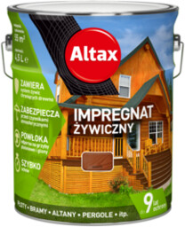 Impregnat żywiczny 4,5 l orzech Altax