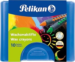 Pelikan 2056075 Kredki Świecowe, Wielokolorowy, 10 sztuk