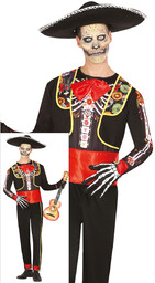 Kostium El Mariachi Kościotrup - 1 szt.