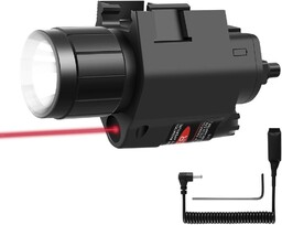 Celownik Laserowy Czerwony Żelowy Przycisk Latarka