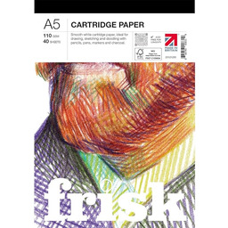 Frisk Naboje do rysowania szkicowania blok papieru A5