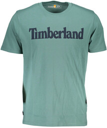 ZIELONY T-SHIRT MĘSKI Z KRÓTKIM RĘKAWEM TIMBERLAND