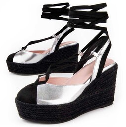 Montevita Wedge Sparto Balenci6 Srebrny