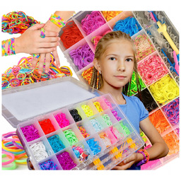 Duży zestaw gumek gumki do robienia bransoletek krosno