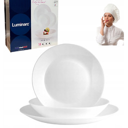 Serwis obiadowy Luminarc Zelie 18 szt. Zestaw talerzy