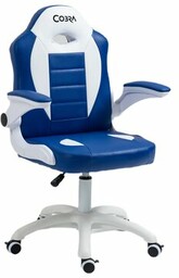 COBRA Fotel Junior Pro Niebiesko-biały