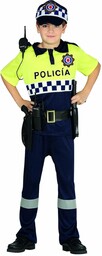 FIESTAS GUIRCA Kostium policjanta dla dzieci (7-9 lat)