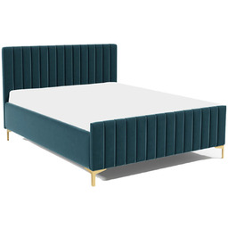 Łóżko tapicerowane Typ 25 standard na wysokich nóżkach