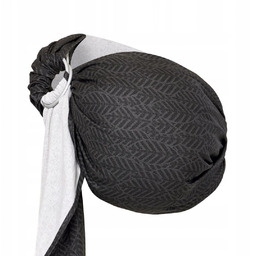 Zaffiro Chusta kółkowa tkana do noszenia dzieci graphite