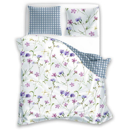 Pościel bawełniana w polne kwiaty PER-149