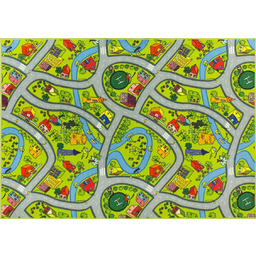 Dywan Dla Chłopca Zielony Droga Szare Uliczki Ulice