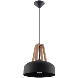 Sollux LAMPA wisząca SL.0390 rustykalna OPRAWA okrągły ZWIS