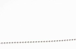 Łańcuszek kulkowy srebrny - długość do wyboru 40-75