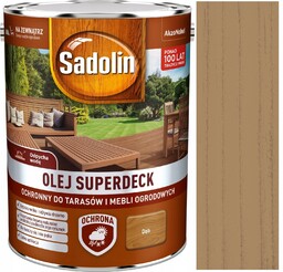 Sadolin Olej Superdeck Do Tarasów 2,5L Dąb