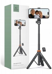 TECH-PROTECT Uchwyt selfie L03S Bluetooth Tripod Czarny