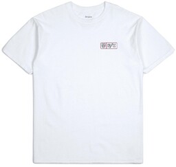 koszulka BRIXTON - Turnpike S/S Stt White (WHITE)