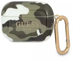 Guess GUAPUCAMA AirPods Pro cover zielony/khaki Camo Collection