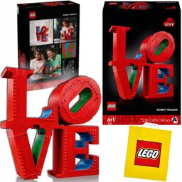 Lego Art Love Zestaw Oryginalne Klocki +Torba