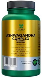 Lanco Nutritions Ashwagandha Complex Magnez B Tryptofan, 60
