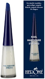 Herome Nail Hardener Strong, odżywka, utwardzacz paznokci, efekt