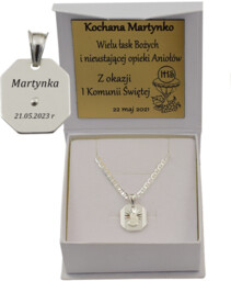 Łańcuszek Srebrny Gucci 2,60 mm z Medalikiem pr