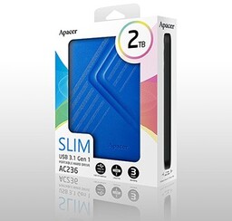 Apacer zewnętrzny dysk twardy, AC236, 2.5", USB 3.0